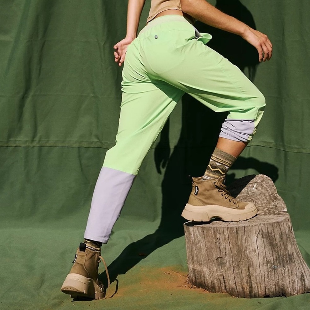 Free People Cascade Jogger Limeade - Picture 3 of 5